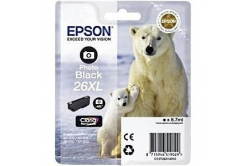 Epson T26314012, T263140, 26XL foto czarny (photo black) tusz oryginalna