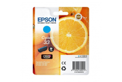 Epson T33424012, T33 błękitny (cyan) tusz oryginalna