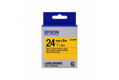 Epson LabelWorks LK-6YBP C53S656005 24mm x 9m, czarny druk / pastelowe żółty podkład, taśma oryginalna