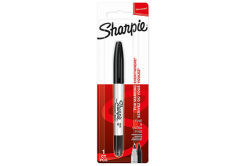 Sharpie 1985877, marker twin tip, czarny, 1szt., 0.5/0.9mm, permanentny, blistr