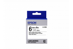 Epson LabelWorks LK-2WBN C53S652003 6mm x 9m, czarny druk / biały podkład, taśma oryginalna