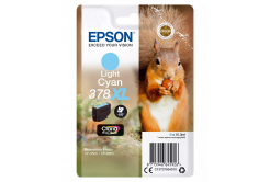 Epson 378XL C13T37954010 jasno błękitny (light cyan) tusz oryginalna