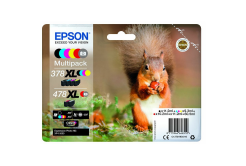 Epson 378XL+478XL C13T379D4010 kolorowa (CMYK) multipack tusz oryginalna