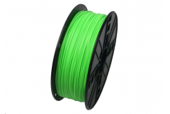 GEMBIRD 3D filament, ABS, 1,75mm, 1000g, 3DP-ABS1.75-01-FG,  fluorescencyjny, zielony