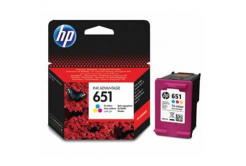 HP tusz oryginalna C2P11AE, HP 651, tri-colour, blistr, HP DeskJet IA 5645, IA 5575