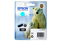 Epson T26324012, T263240, 26XL błękitny (cyan) tusz oryginalna