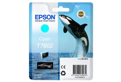 Epson T7602 C13T76024010 błękitny (cyan) tusz oryginalna