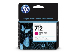 HP 712 3ED68A purpurowy (magenta) tusz oryginalna