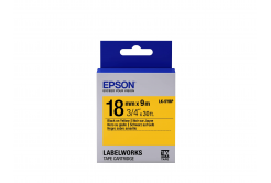 Epson LabelWorks LK-5YBP C53S655003 18mm x 9m, czarny druk / pastelowe żółty podkład, taśma oryginalna