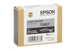 Epson T5807 jasno czarny (light black) tusz oryginalna