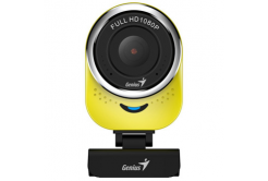 Genius Full HD Webkamera QCam 6000, 1920x1080, USB 2.0, žlutá, Windows 7 a vyšší, FULL HD, 30 FPS