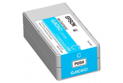 Epson GJIC5(Y) C13S020564 dla ColorWorks, błękitny (cyan) tusz oryginalna