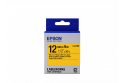 Epson LabelWorks LK-4YBP C53S654008 12mm x 9m, czarny druk / pastelowe żółty podkład, taśma oryginalna