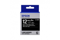 Epson LabelWorks LK-4BWV C53S654009 12mm x 9m, biały druk / czarny podkład, taśma oryginalna