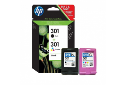 HP 301 N9J72AE czarny / kolorowa (black / color) tusz oryginalna