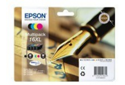 Epson T16364012, T163640, 16XL błekitna/purpurowa/żółta/czarna (cyan/magenta/yellow/black) tusz oryginalna