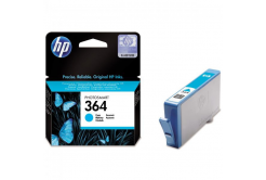 HP tusz oryginalna CB318EE, HP 364, cyan, blistr, 300 stron, HP Photosmart B8550, C5380, D5460