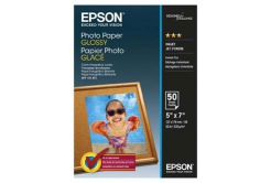 Epson S042545 Glossy Photo Paper, papier fotograficzny, błyszczący, biały, 13x18cm, 200 g/m2, 50 szt.