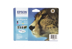 Epson T0715 błekitna/purpurowa/żółta/czarna (cyan/magenta/yellow/black) tusz oryginalna