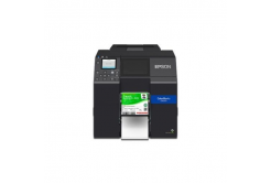 Epson ColorWorks C6000Ae C31CH76102, kolorowa drukarka etykiet, cutter, disp., USB, Ethernet, black