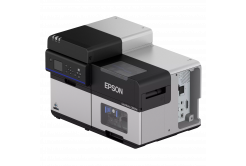 Epson ColorWorks C8000e (mk) C31CL02102MK, kolorowa drukarka etykiet, cutter, disp., USB, Ethernet, kit (USB), black, grey