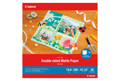 Canon Matte Photo Paper, foto papír, matný, bílý, 12x12cm, 240 g/m2, 30 ks, MP-101D, inkoustový