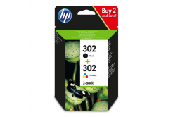 HP 302, X4D37AE multipack tusz oryginalna